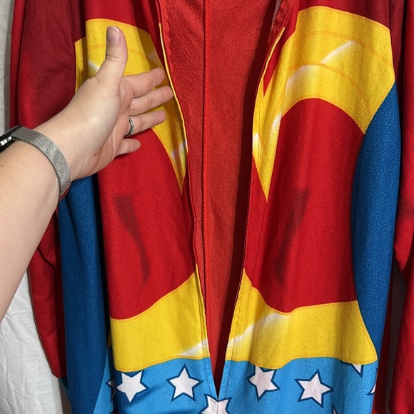 Wonder Woman Onesie with cape and hood/crown - Picture 5 of 5